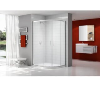 Merlyn Ionic Express Framed 1 Door Quadrant Shower Enclosure - 900mm x 900mm - Chrome - Image 3