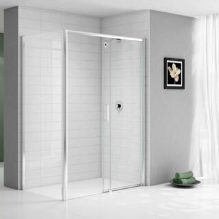 Merlyn Ionic Express Level Access Sliding Shower Door - Side Panel Options - Image 5