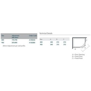 Merlyn Ionic Source Quadrant Shower Enclosure - Image 2