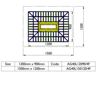Impey Aqua - Grade 400mm Linear Kit 4 Falls - Image 2