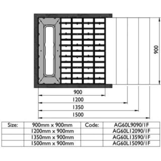 Impey Aqua - Grade 600mm Linear Kit 3 Walls And 1 Fall - Image 2