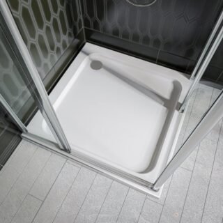 Merlyn MStone Square Shower Tray with Waste - Image 3