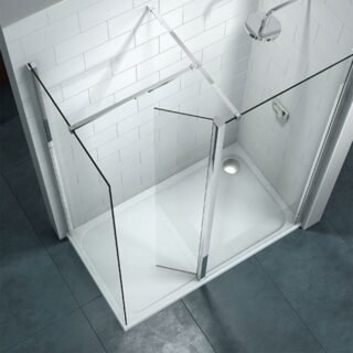 Merlyn MStone Rectangular Shower Tray with Waste - Image 4