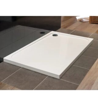 Merlyn MStone Rectangular Shower Tray with Waste - Image 6