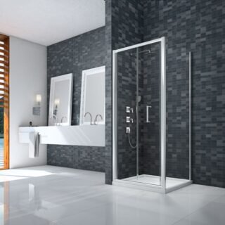 Merlyn Ionic Essence Framed Bifold Shower Door - Side Panel Options - Image 4