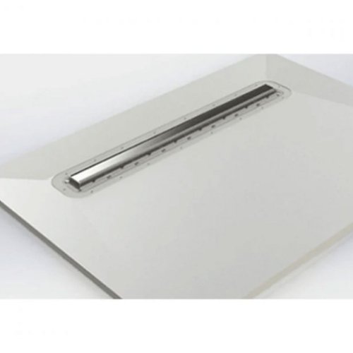 Impey Linear Shower Drain Stainless Steel Cover Horizontal Outlet – Chrome - 400mm