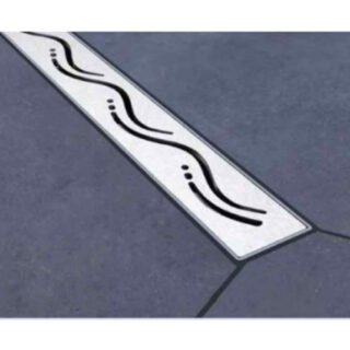 Impey Linear Grate Drain Echo Top Design - Stainless Steel - Image 2