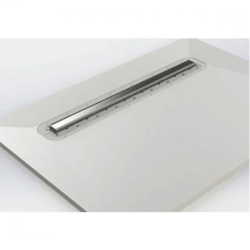 Impey Linear Shower Drain Tile Insert Cover 13mm Horizontal Outlet – Chrome - 600mm