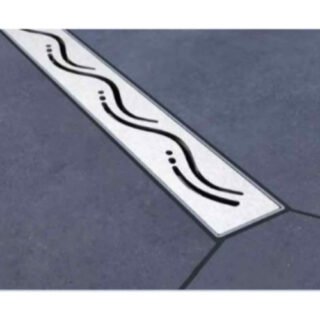 Impey Linear Grate Drain Echo Top Design - Stainless Steel - Image 3