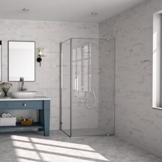 Merlyn 10 Series Pivot Shower Door - Side Panel Options - Image 5