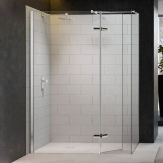 Merlyn 8 Series Walk-In Shower Enclosure With Hinged Swivel Panel - Image 6