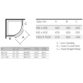 Merlyn Mbox Single Door Quadrant Shower Enclosure - Image 2
