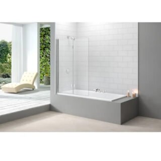 Merlyn Ionic Two Folding Square Bath Screen - 1500mm x 1100mm - Image 4
