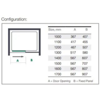 Merlyn Mbox Sliding Shower Door - Side Panel Options - Image 2