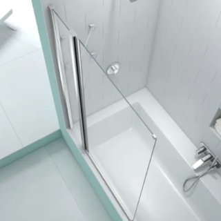 Merlyn Secure Seal Fixed Panel - 6mm Glass - 1500mm x 300mm - Image 2