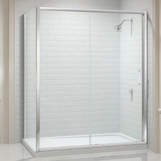 Merlyn 8 Series Sliding Shower Door - Side Panel Options - Image 3