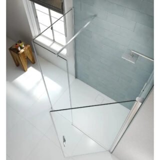 Merlyn 8 Series Frameless Pivot Shower Door - Side Panel Options - Image 6