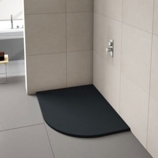 Merlyn TrueStone Offset Quadrant Shower Tray with Waste - Image 13