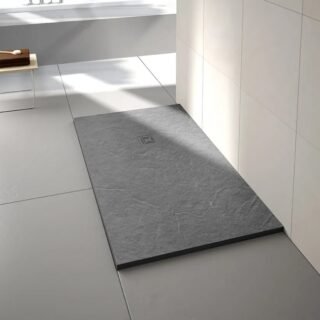 Merlyn TrueStone Rectangular Shower Tray with Waste - Image 7