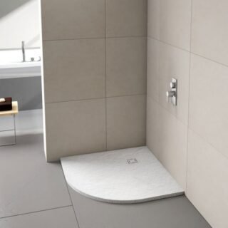 Merlyn TrueStone Quadrant Shower Tray with Waste - Image 5