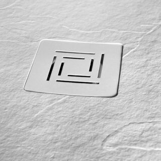 Merlyn TrueStone Square Shower Tray with Waste - Image 4