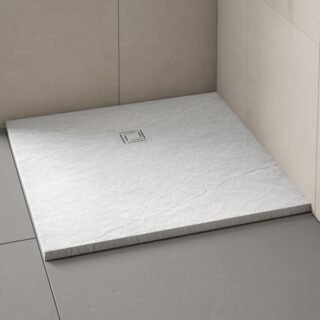 Merlyn TrueStone Square Shower Tray with Waste - Image 5