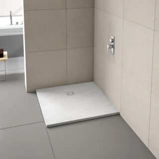 Merlyn TrueStone Square Shower Tray with Waste - Image 6