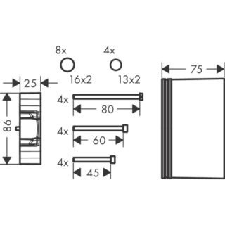 Hansgrohe 25mm Extension Basic Set Ibox Universal - Image 2