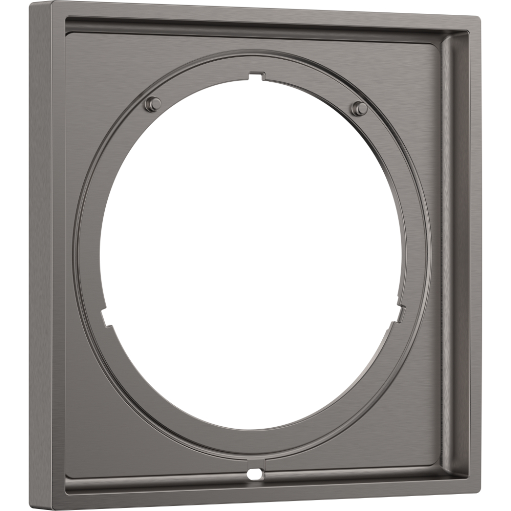 Hansgrohe ShowerSel.Com.E Extension Element – 170mm x 170mm x 5mm - Brushed Black Chrome