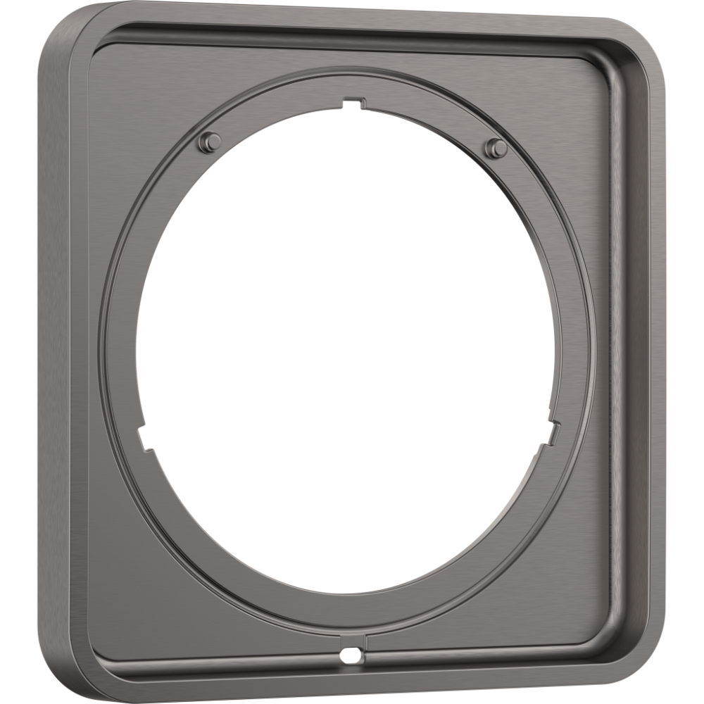 Hansgrohe ShowerSel.Com.Q Extension Element – 170mm x 170mm x 5mm - Brushed Black Chrome