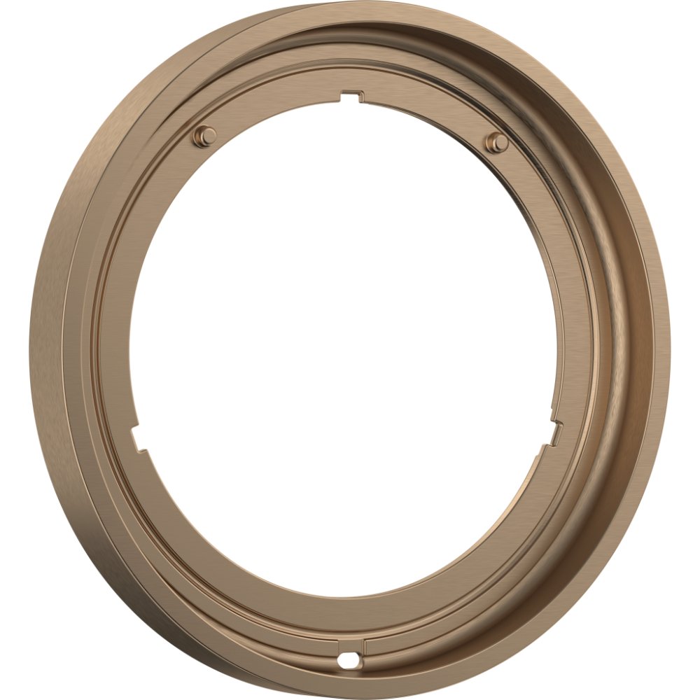 Hansgrohe ShowerSel.Com.S Extension Element – 170mm x 170mm x 5mm - Brushed Bronze