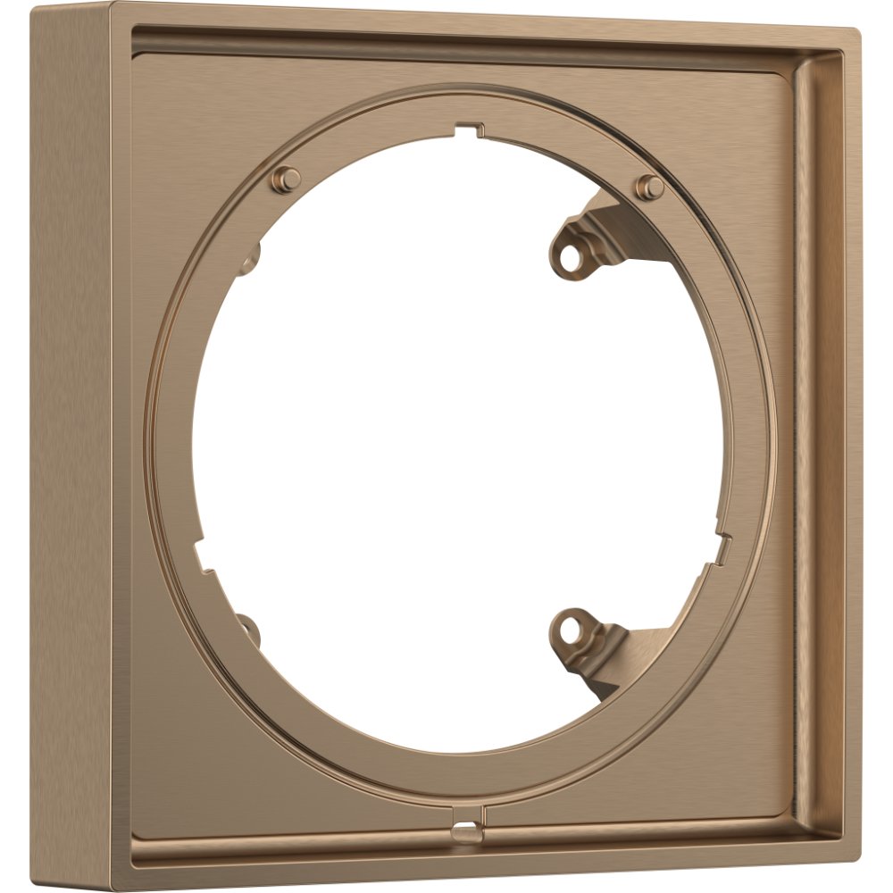 Hansgrohe ShowerSel.Com.E Extension Element – 170mm x 170mm x 22mm - Brushed Bronze