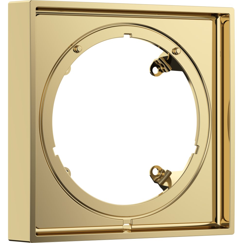 Hansgrohe ShowerSel.Com.E Extension Element – 170mm x 170mm x 22mm - Polished Gold-Optic