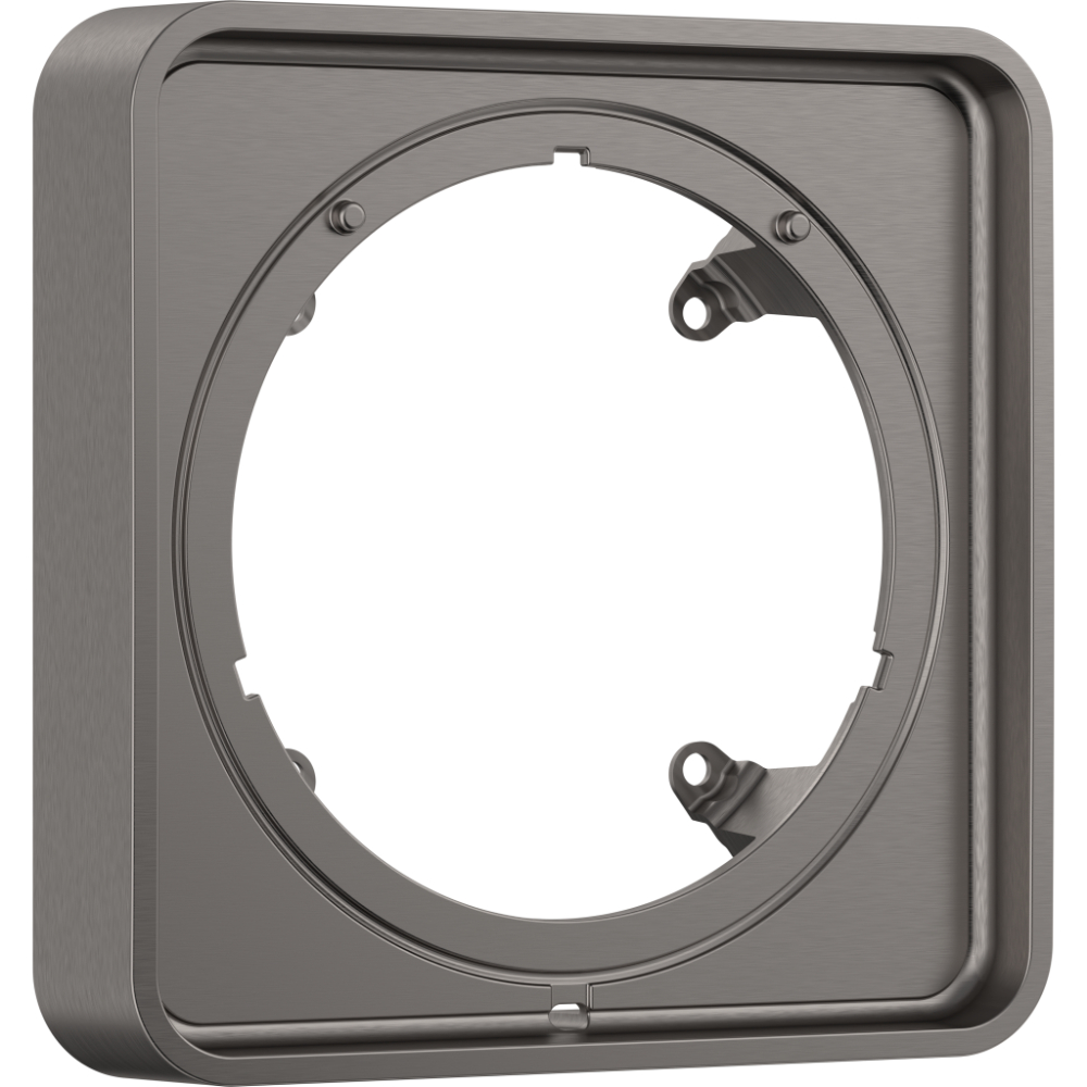 Hansgrohe ShowerSel.Com.Q Extension Element – 170mm x 170mm x 22mm - Brushed Black Chrome