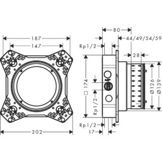 Hansgrohe Ibox Universal 2 Basic Set " - Image 2
