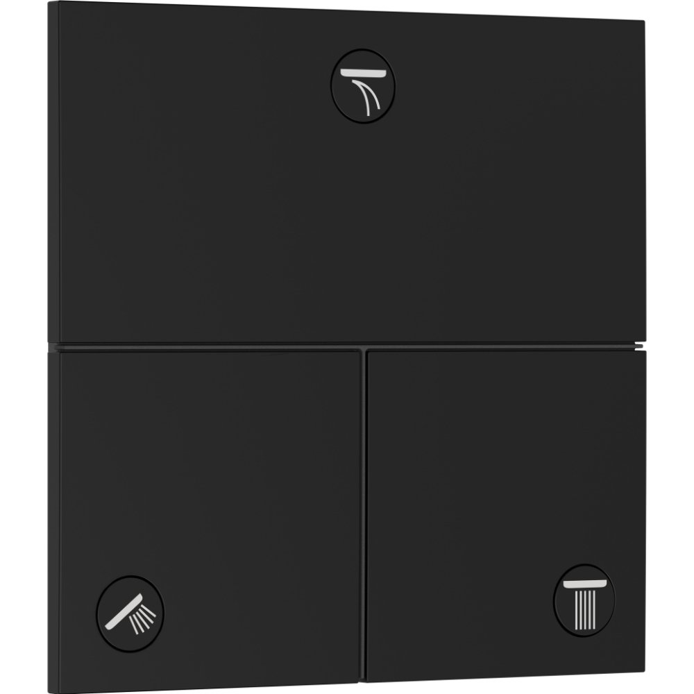 Hansgrohe Showerselect Comfort E 3 Outlet Manual Shower Valve - Matt Black