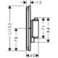 Hansgrohe ShowerSelect Comfort Q Thermostatic 2 Outlet Concealed Shower Valve With Integrated Security - Image 2