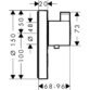 Hansgrohe Showerselect S Thermostatic Mixer Highflow For Concealed Installation For Multiple Outlets - Chrome - Image 2
