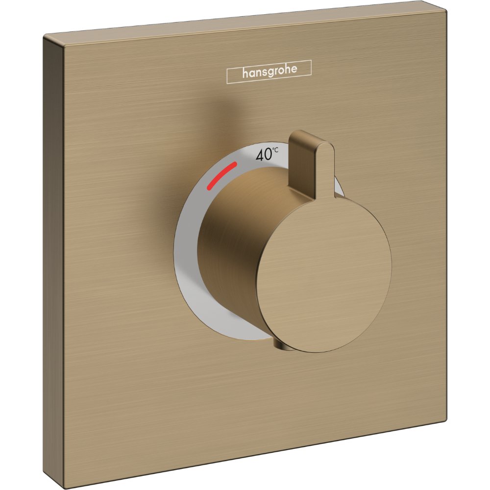 Hansgrohe Showerselect Thermostatic Mixer Highflow For Concealed Installation - Brushed Bronze