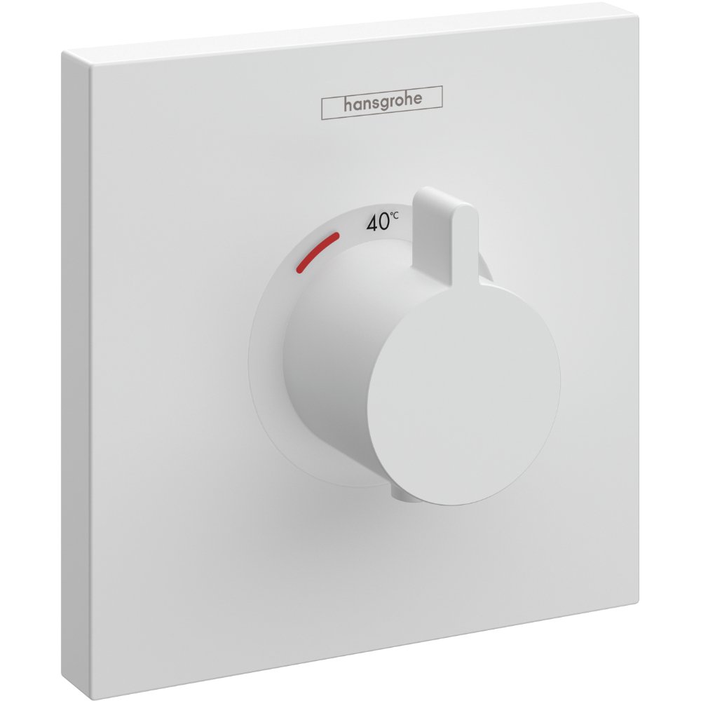 Hansgrohe Showerselect Thermostatic Mixer Highflow For Concealed Installation - Matt White