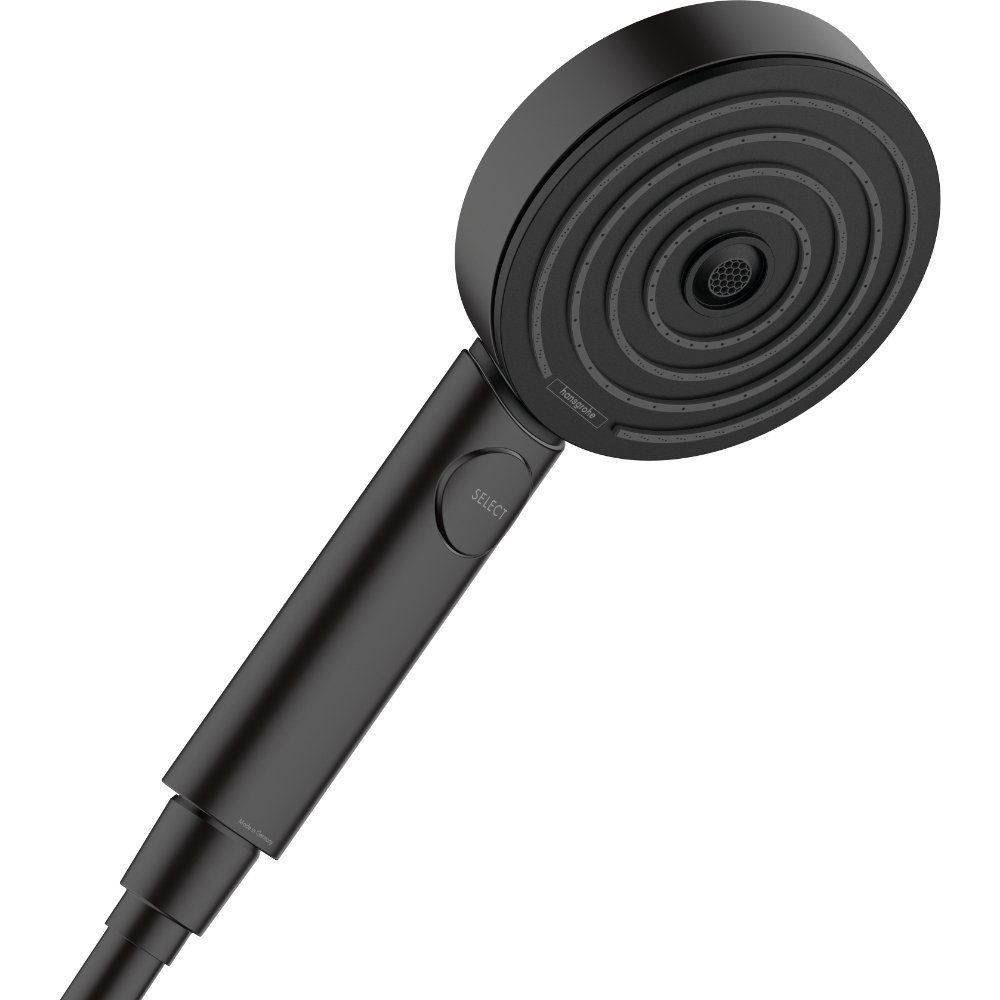 Hansgrohe Pulsify Select S 105 3Jet Shower Handset - Matt Black