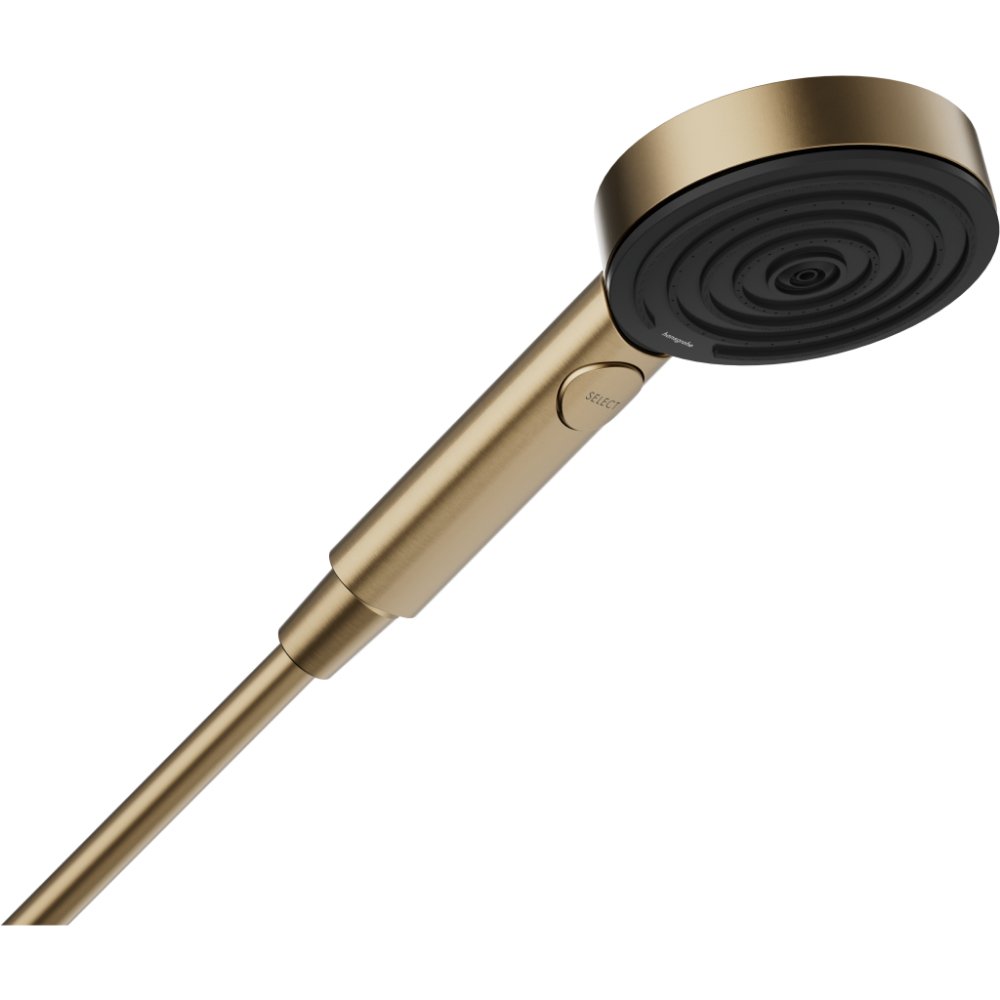 Hansgrohe Pulsify Select S 105 3Jet Ecosmart Relaxation Shower Handset - Brushed Bronze