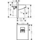 Hansgrohe Pulsify Wall Connector For 105 Overhead Shower - Image 2