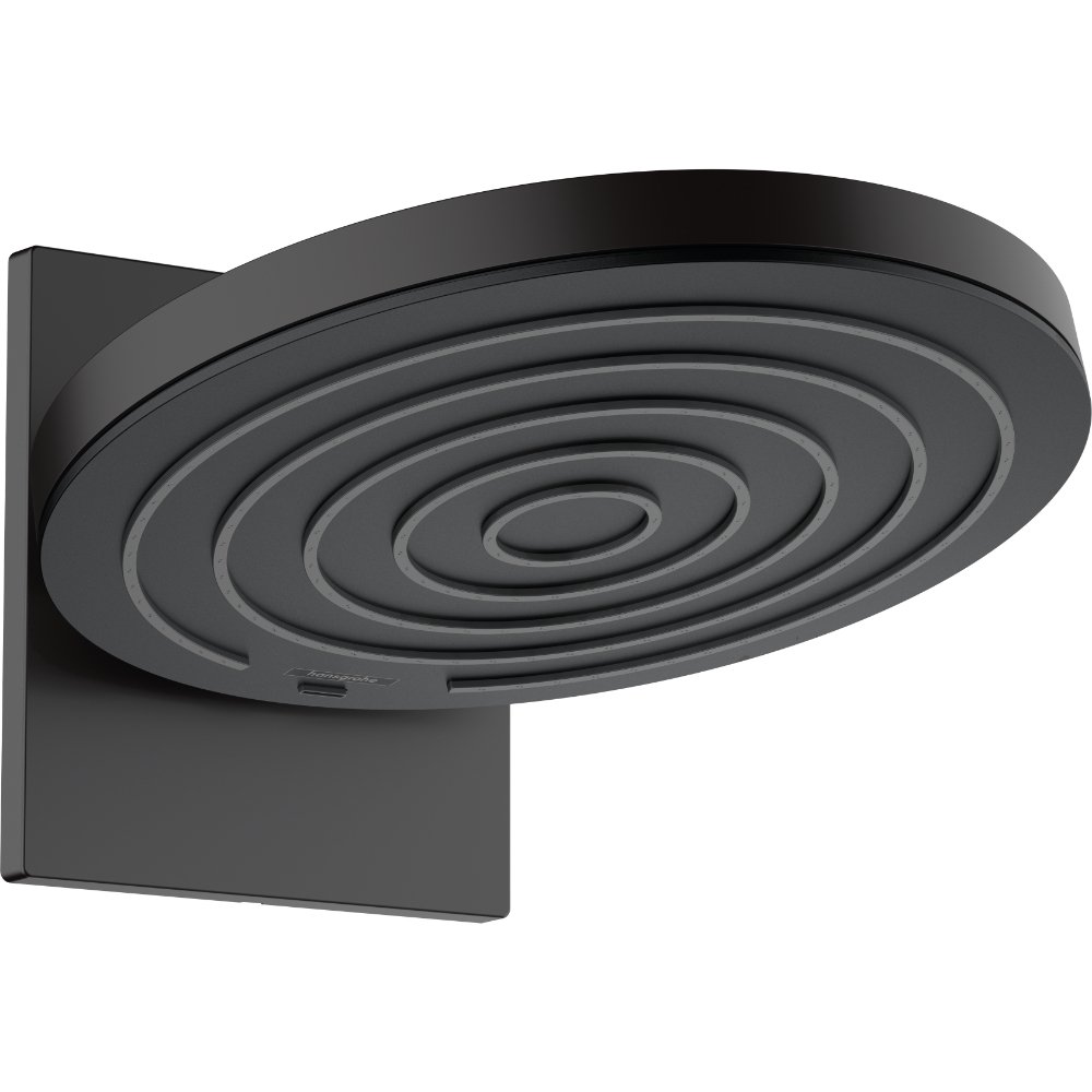 Hansgrohe Pulsify S 260 2Jet Overhead Shower With Wall Connector - Matt Black