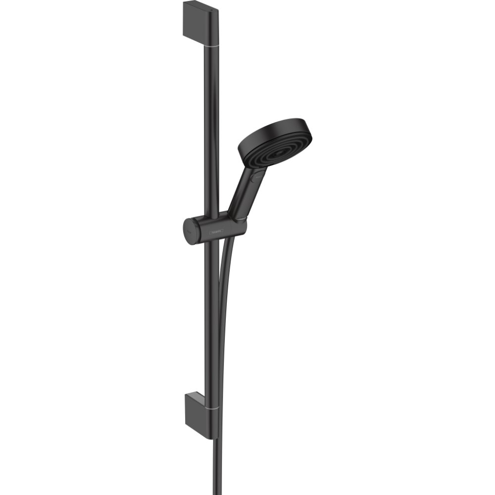 Hansgrohe Pulsify Select S 105 3Jet Relaxation Shower Set With 650mm Shower Bar - Matt Black