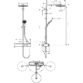 Hansgrohe Pulsify S 260 1Jet Showerpipe With 400 Showertablet Select - Image 2