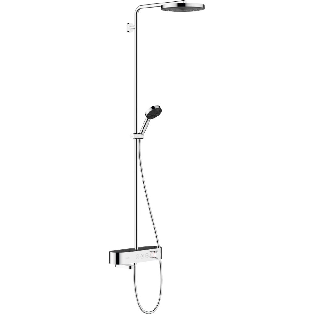 Hansgrohe Pulsify S Showerpipe 260 1Jet With 400 Bath Thermostat Showertablet - Chrome
