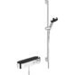 Hansgrohe Pulsify Select S Shower System 105 3Jet Relaxation With Hand Shower, Thermostat, Shower Bar 90 Cm, Slider And Shower Hose - Chrome
