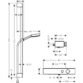Hansgrohe Pulsify Select S Shower System 105 3Jet Relaxation With Hand Shower, Thermostat, Shower Bar 90 Cm, Slider And Shower Hose - Chrome - Image 2