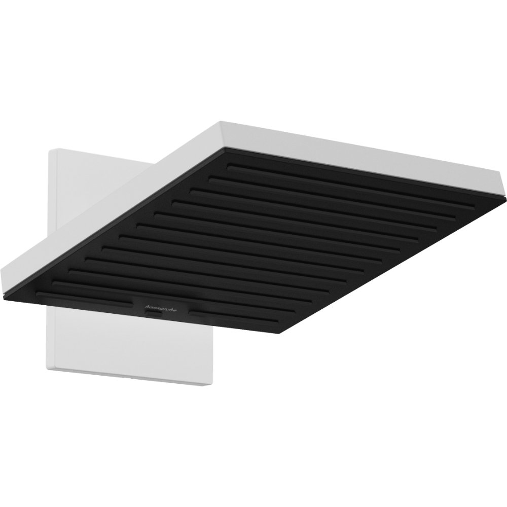 Hansgrohe Pulsify E 260 2Jet Overhead Shower With Wall Connector - Matt White